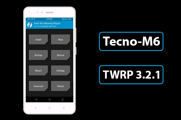 TWRP 3.2.1-0 for Tecno M6