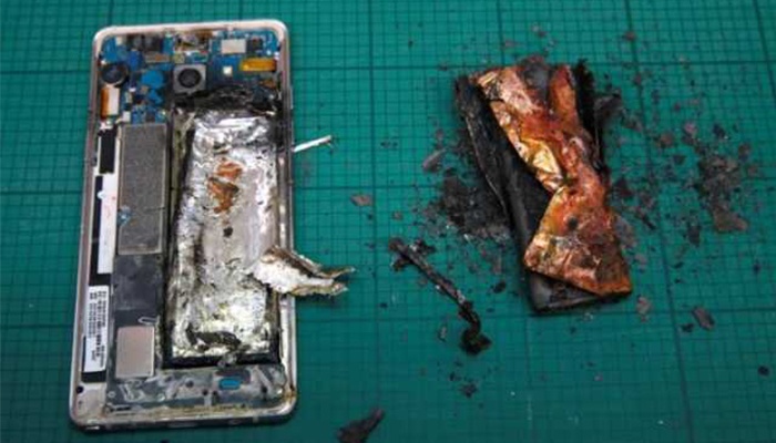 Samsung Galaxy Note 9 Catches Fire