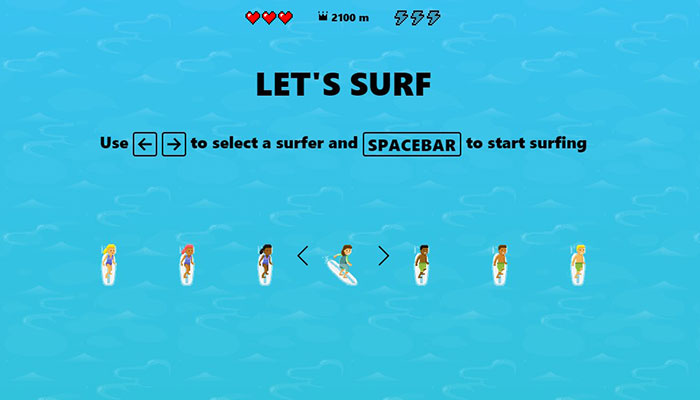 Microsoft edge surf game
